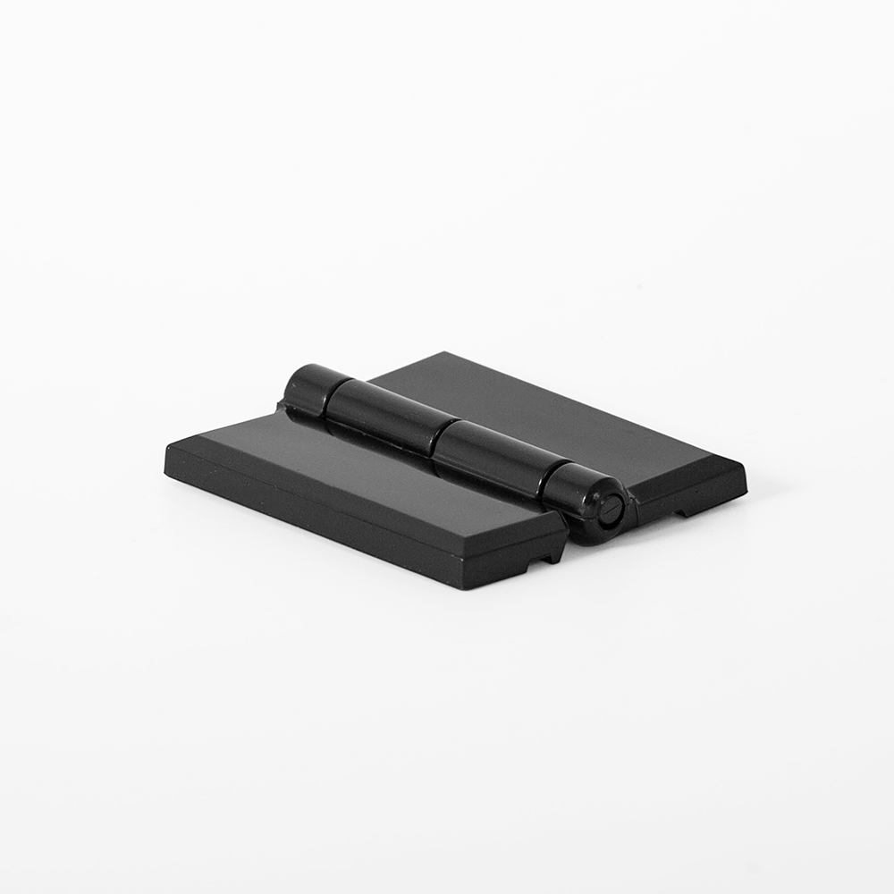 Gångjärn av akryl, 45 mm, svart