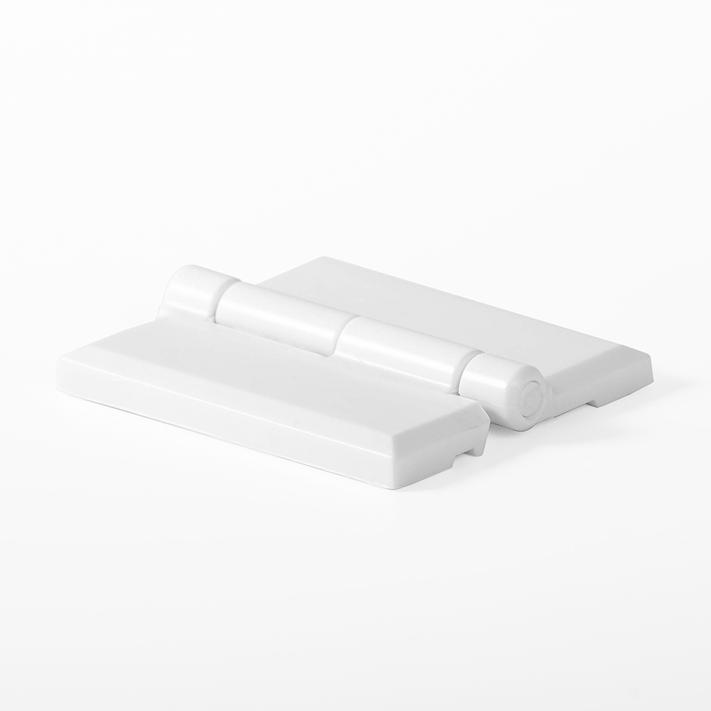 Gångjärn av akryl, 45 mm, vitt